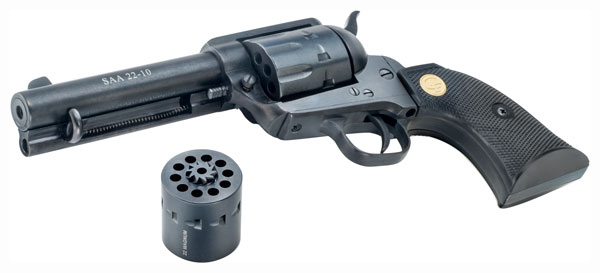 Chiappa SAA 22-10 Revolver Combo 4.75" 10RD Black Matte