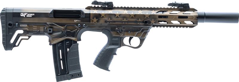 GForce Arms GFY1 AR-12 12 Gauge Shotgun - Bronze USA Flag