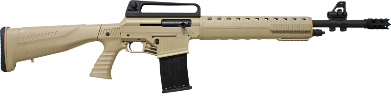 Iver Johnson Stryker 12GA 20" Desert Tan Semi-Auto Shotgun