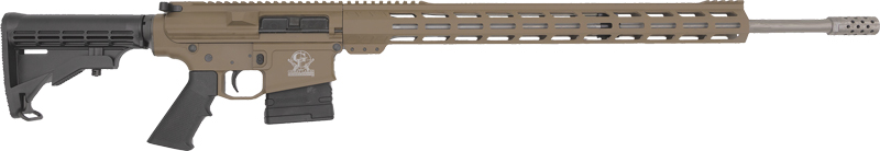 Great Lakes AR10 Rifle .243 Win 24" Barrel FDE