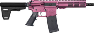 Great Lakes GLFA AR-15 Pistol with Brace .223 Wylde 7.5" Black Cherry