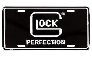 GLOCK OEM PERF LICENSE PLATE BLK/WHT