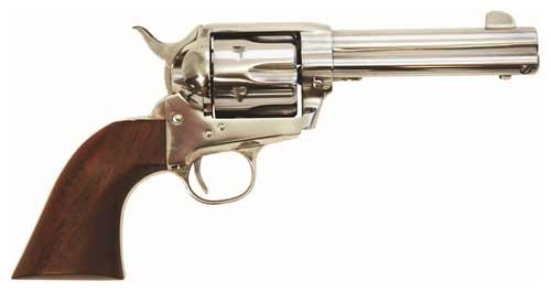 Cimarron Frontier 45LC Stainless Revolver with Walnut Grip