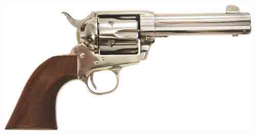 Cimarron Frontier .357 Magnum Revolver - Stainless Walnut