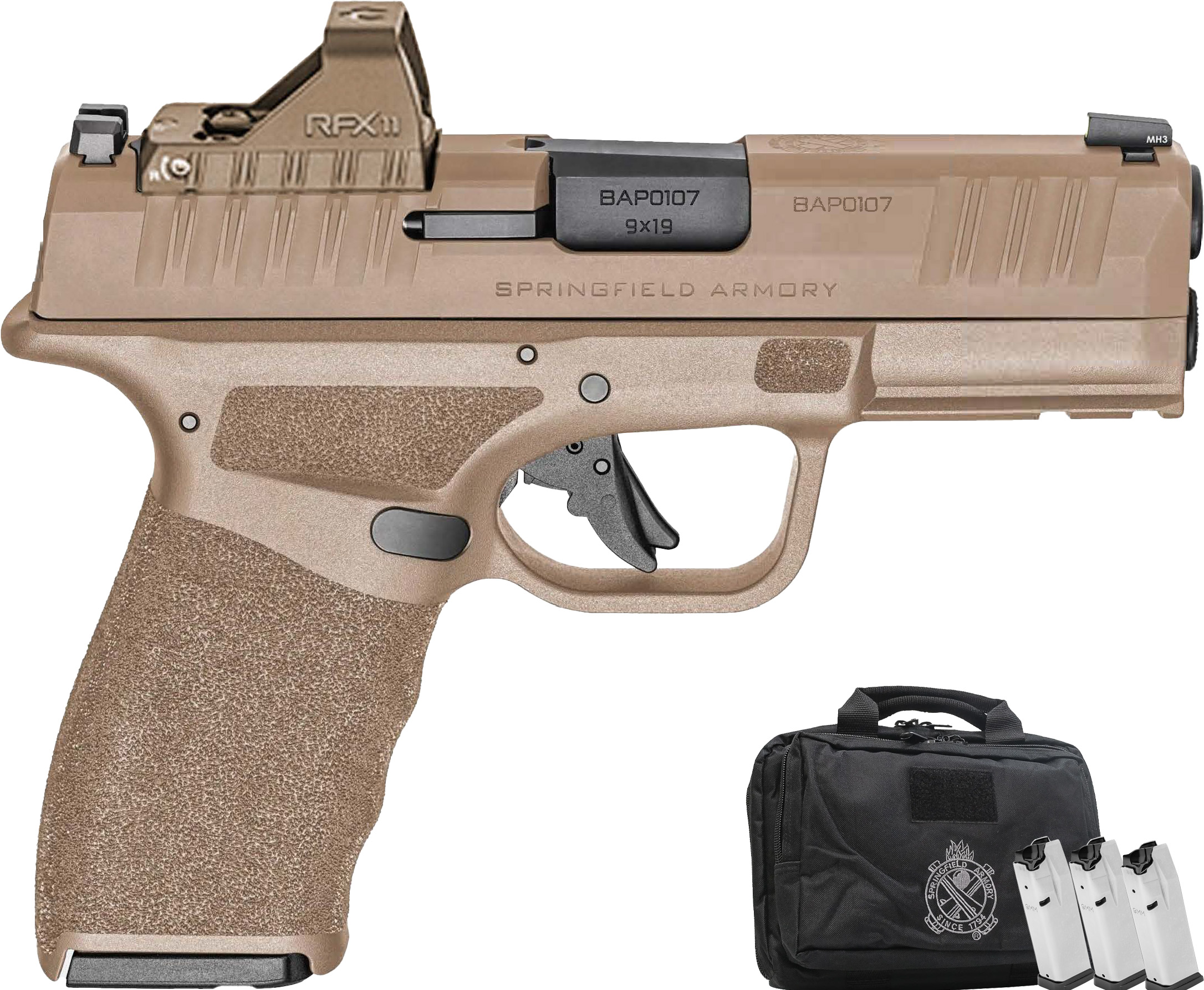 Springfield Armory Hellcat Pro 9mm Desert FDE