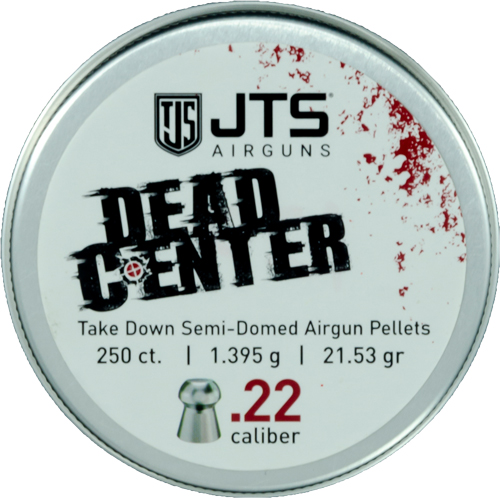 JTS PELLETS DEAD CENTER 22 - SEMI-DOMED 21.53 GR 250CT