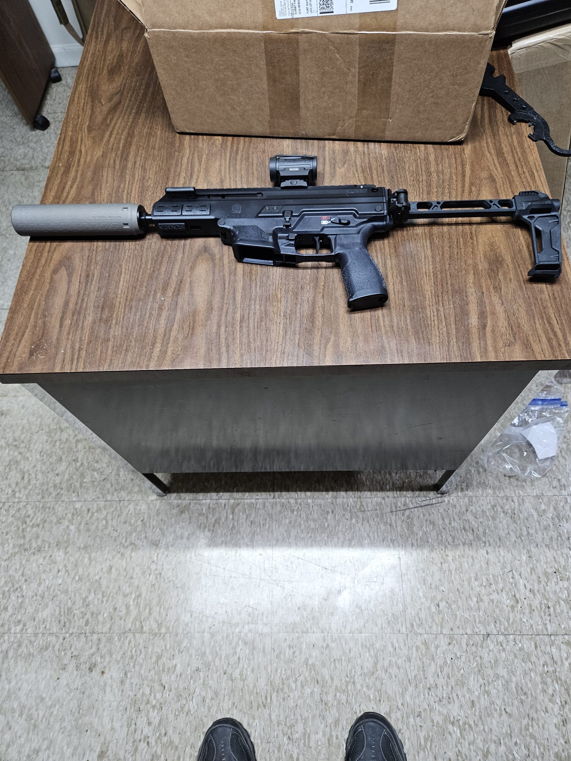 Springfield Kuna 9mm with Suppressor and Optic