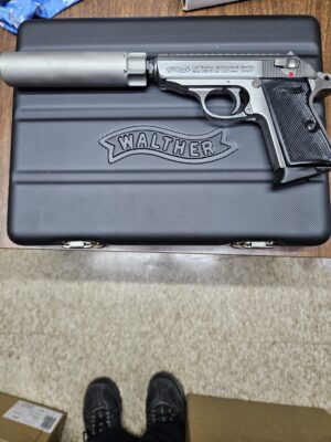Walther PPK/S SD .32 ACP Pistol with Griffin Suppressor