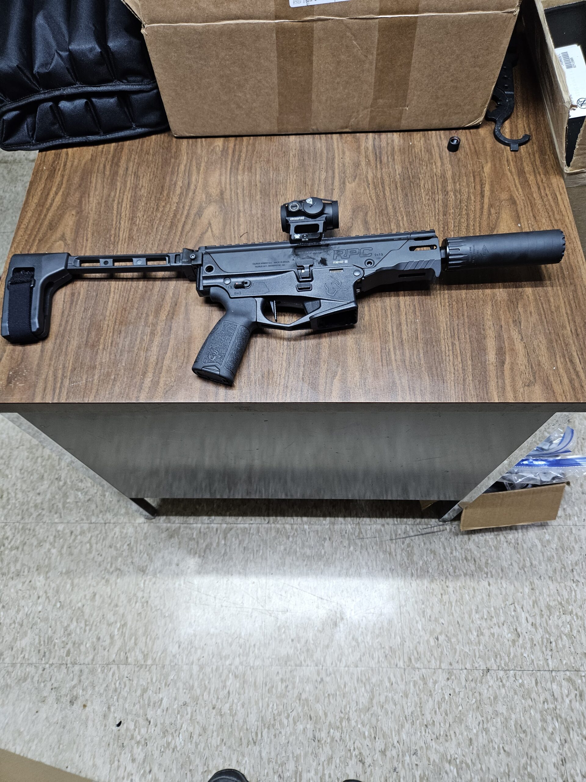 Taurus RPC 9mm w/ YHM R9 Suppressor and Vortex optic