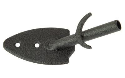 SKULL HOOKER FLUSH WALL MOUNT BLK