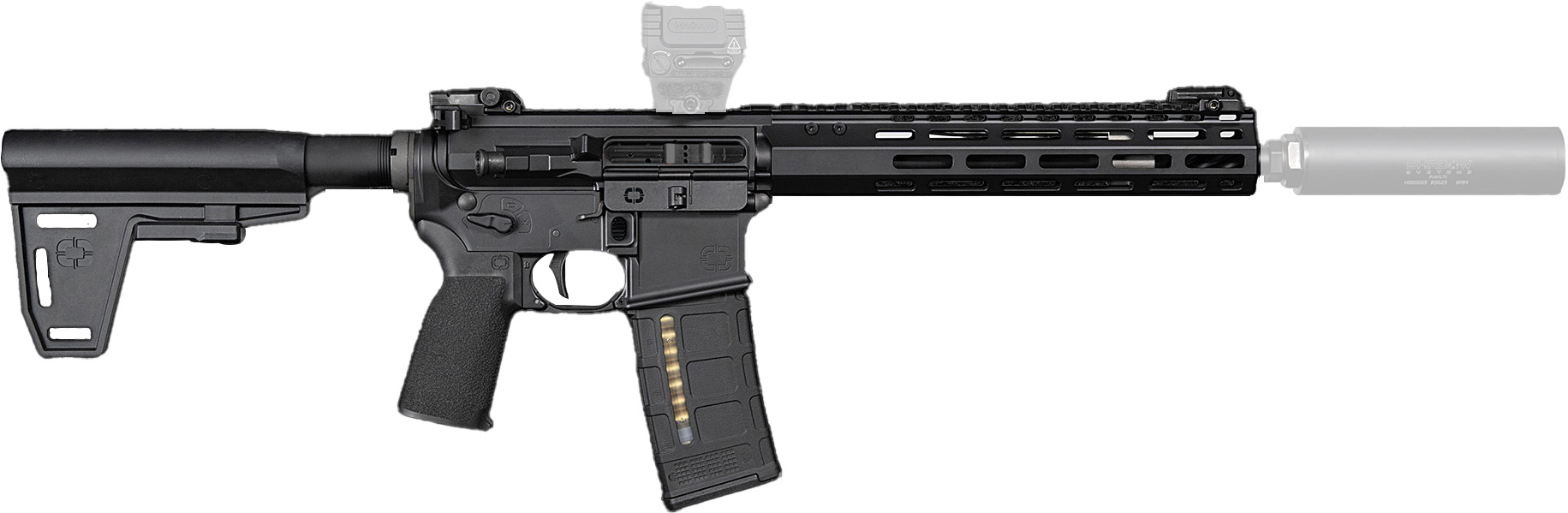 Shadow Systems SHD E526 5.56 NATO 11.5" Semi-Auto Handgun