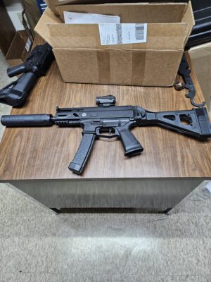 Grand Power Stribog SP9A3S w/ Rico309 9mm Suppressor and Optic