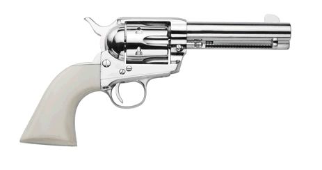 Traditions 1873 SA Revolver .45 LC 5.5" Nickel/White