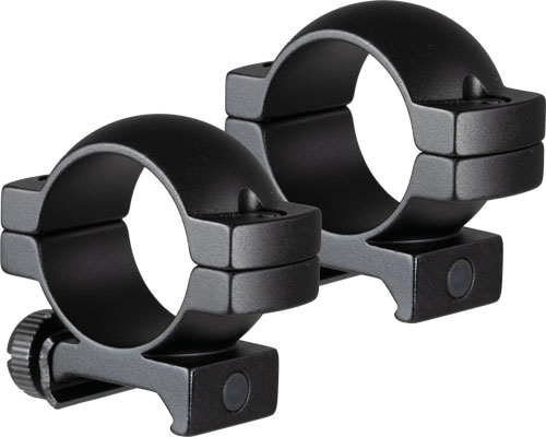 TRUGLO RINGS 1" MEDIUM MATTE - BLACK WEAVER/PICATINNY ALUMNM