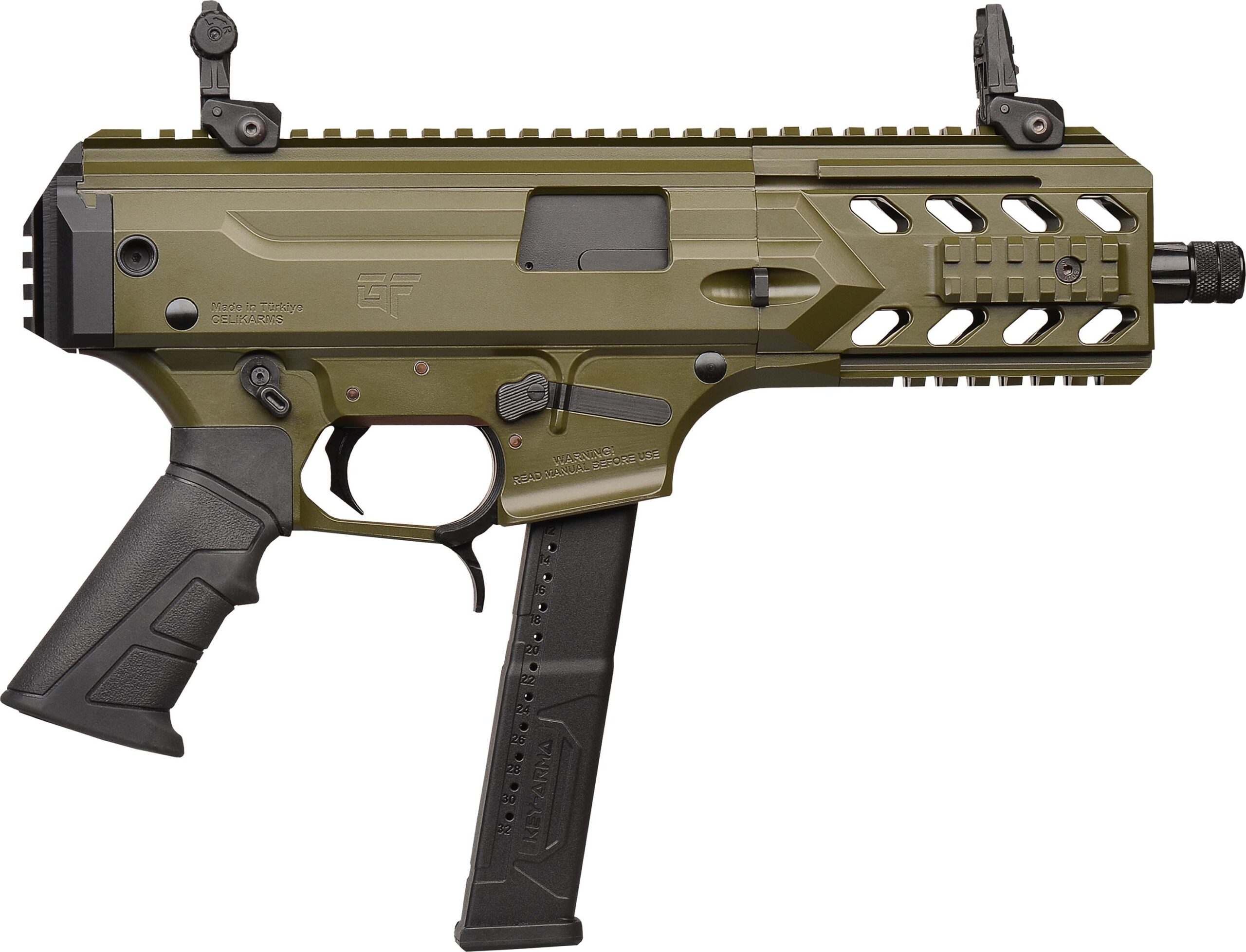 GForce Arms Blade6 9mm AR Pistol 33-Round ODG