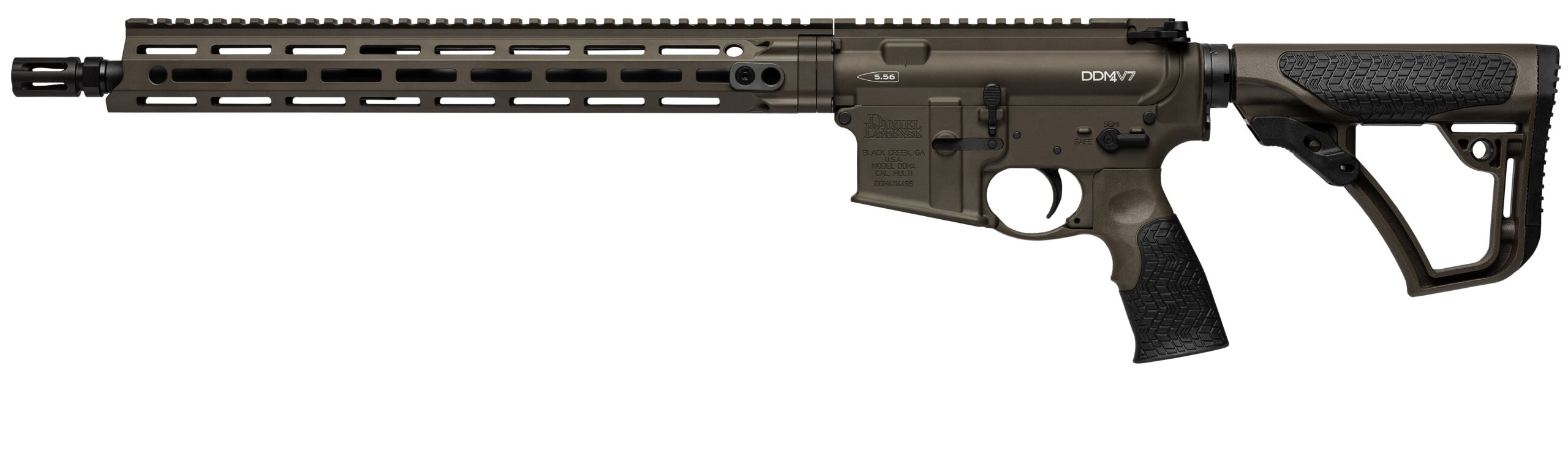 Daniel Defense DDM4 V7 5.56 NATO Rifle 16" Barrel