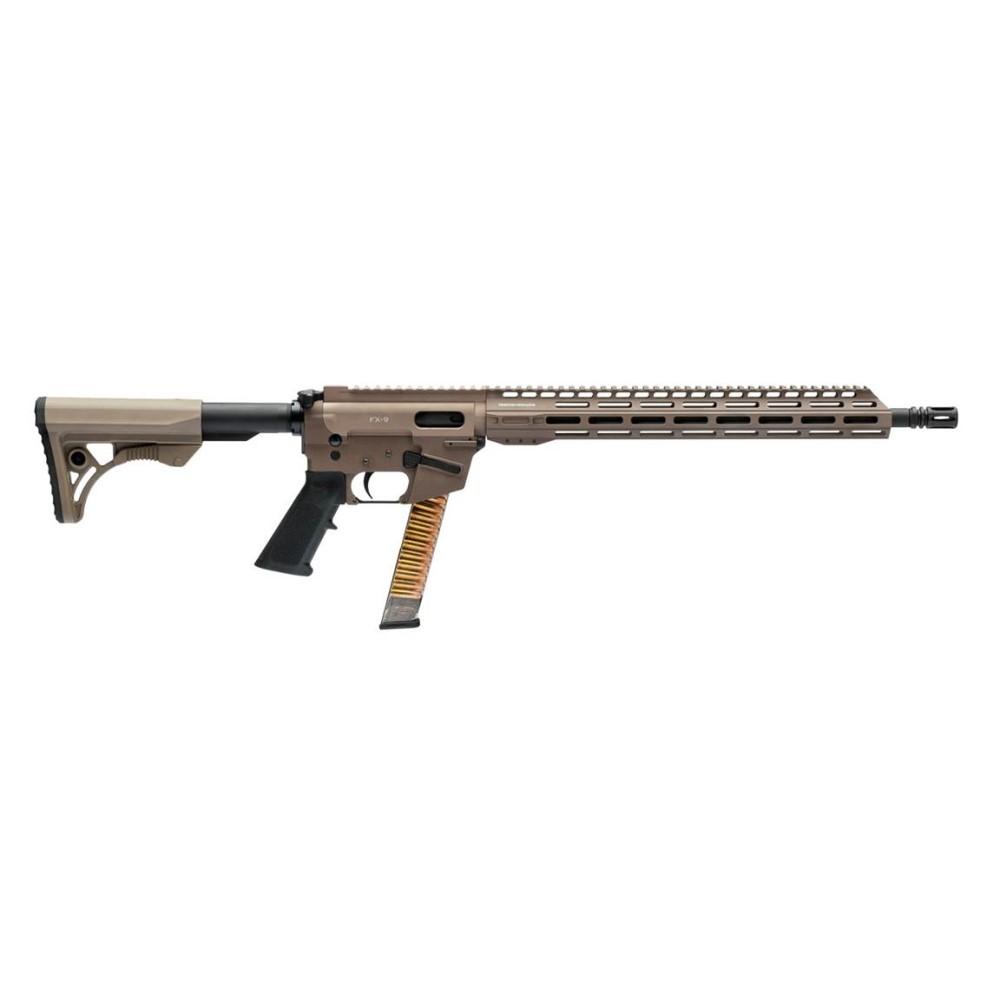 Freedom Ordnance FX9 AR Rifle 9mm 16" Barrel FDE