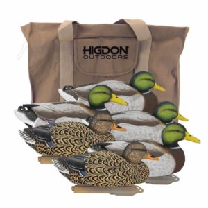 Higdon Legacy Mag Mallard Duck Decoys Magnum 6/ct with Bag
