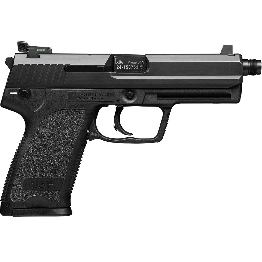 H&K USP9 Tactical 9mm Handgun with Threaded Barrel
