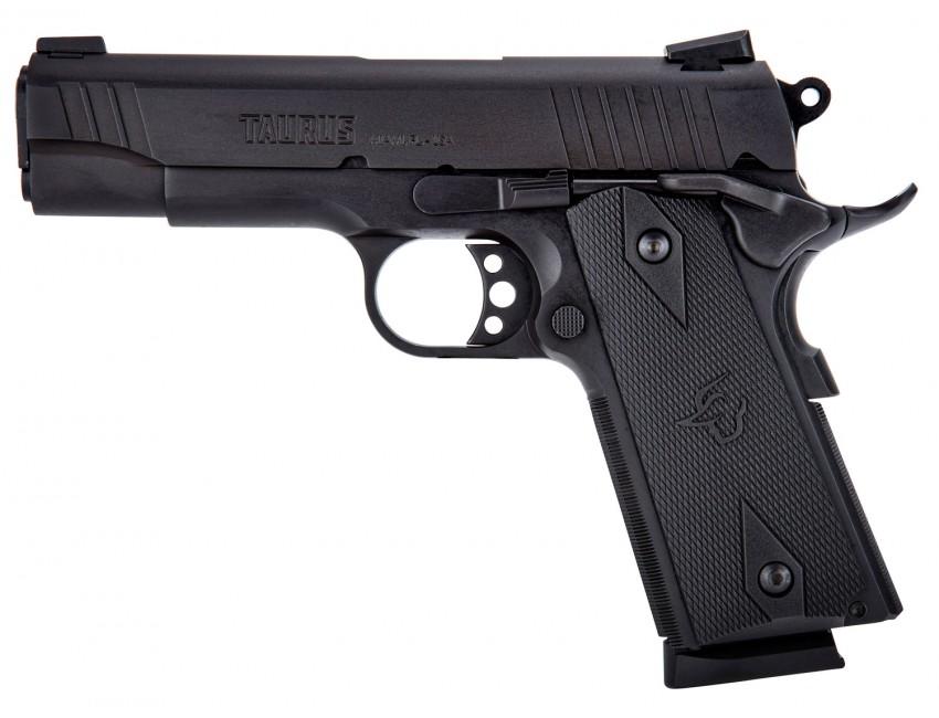 Taurus 1911 Commander .45 ACP Pistol, Black, 4.25-Inch