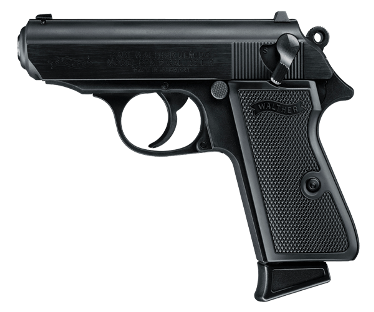 Walther PPK/S .22 LR Black 10-Round Magazine Pistol
