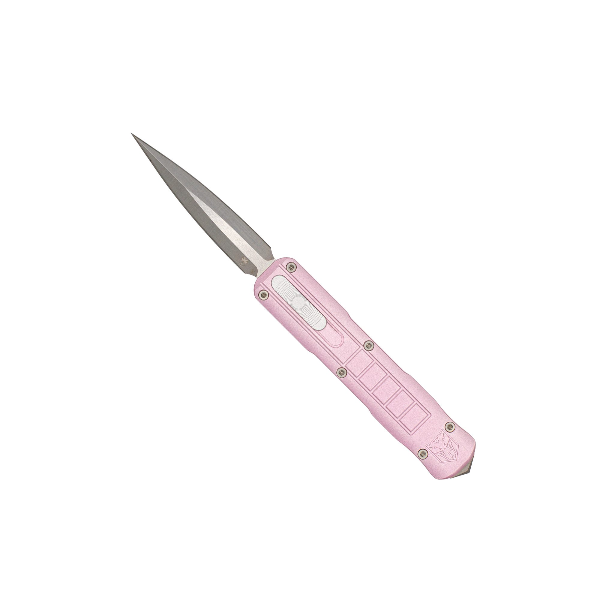 COBRATEC SMALL RAPTOR DAGGER 2.5" NON SERRATED PINK D2 STEEL