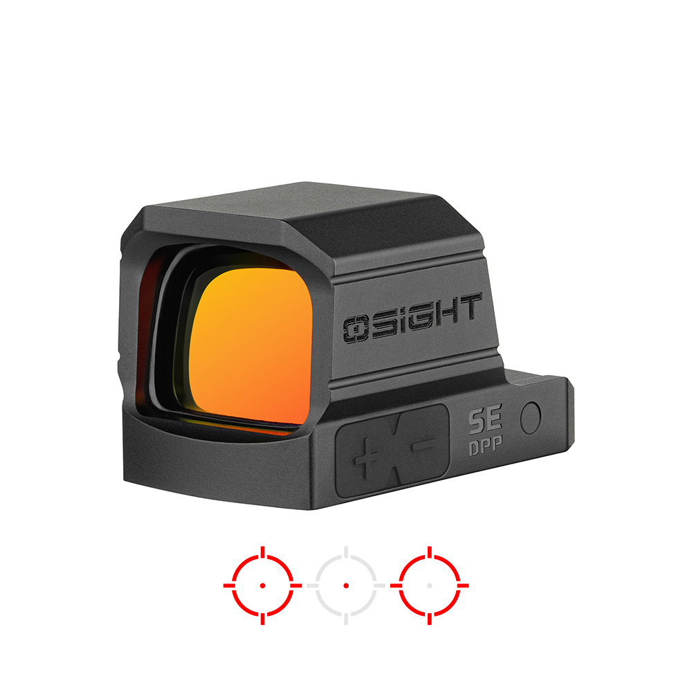 Osight SE DPP Enclosed Red Dot Sight - 2 MOA Dot & 32 MOA Circle