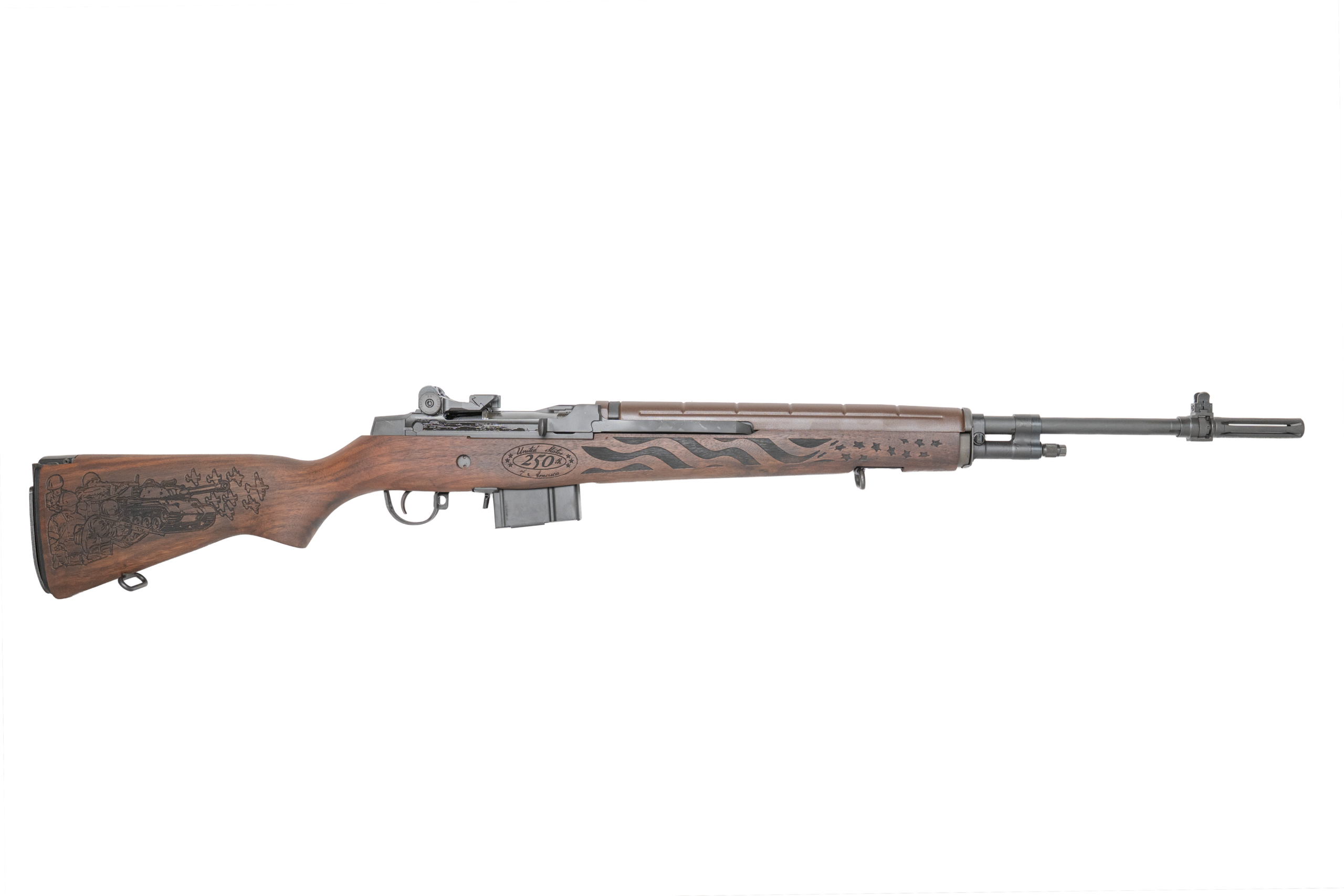 SPRINGFIELD ARMORY M1A 250TH ANNIVERSARY 308WIN WALNT ENGRAVED 22" BBL 1-10RD