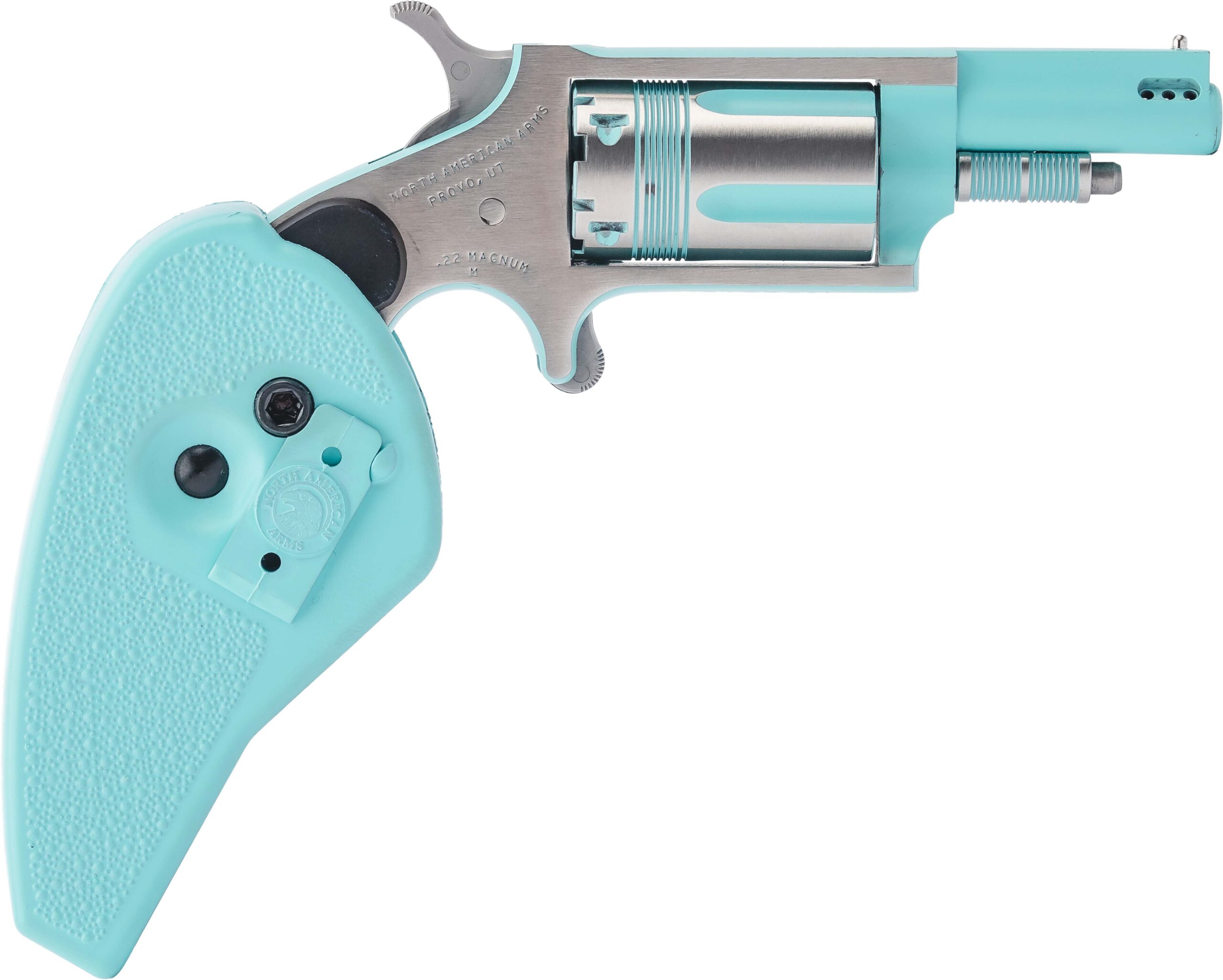 North American Arms Mini-Revolver Iris .22 LR Turquoise