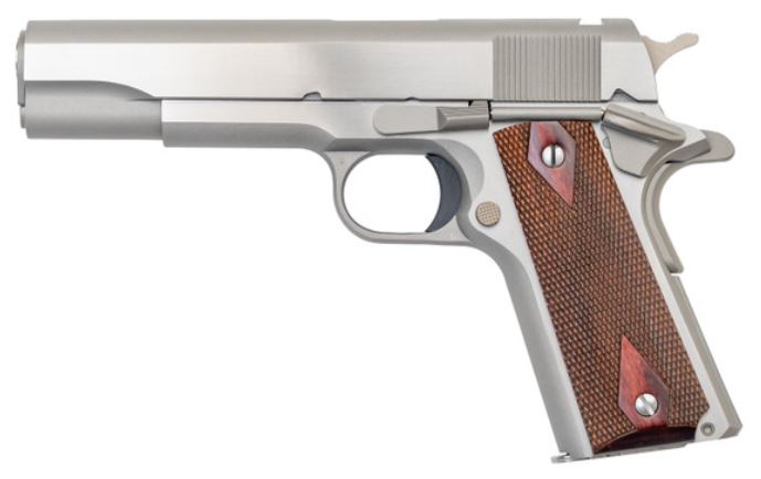 Colt 1911 Government 38 Super Stainless Engraved