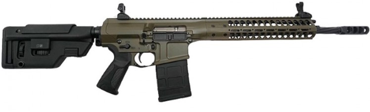 LWRC REPR MKII 7.62mm Semi-Auto Rifle, Brown SC 16"