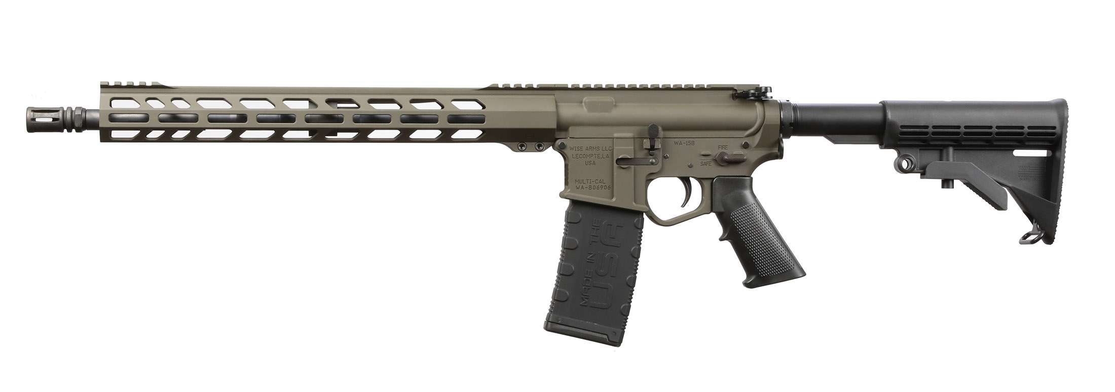 Wise Arms WA-15B 300BLK ODG 16" AR Rifle