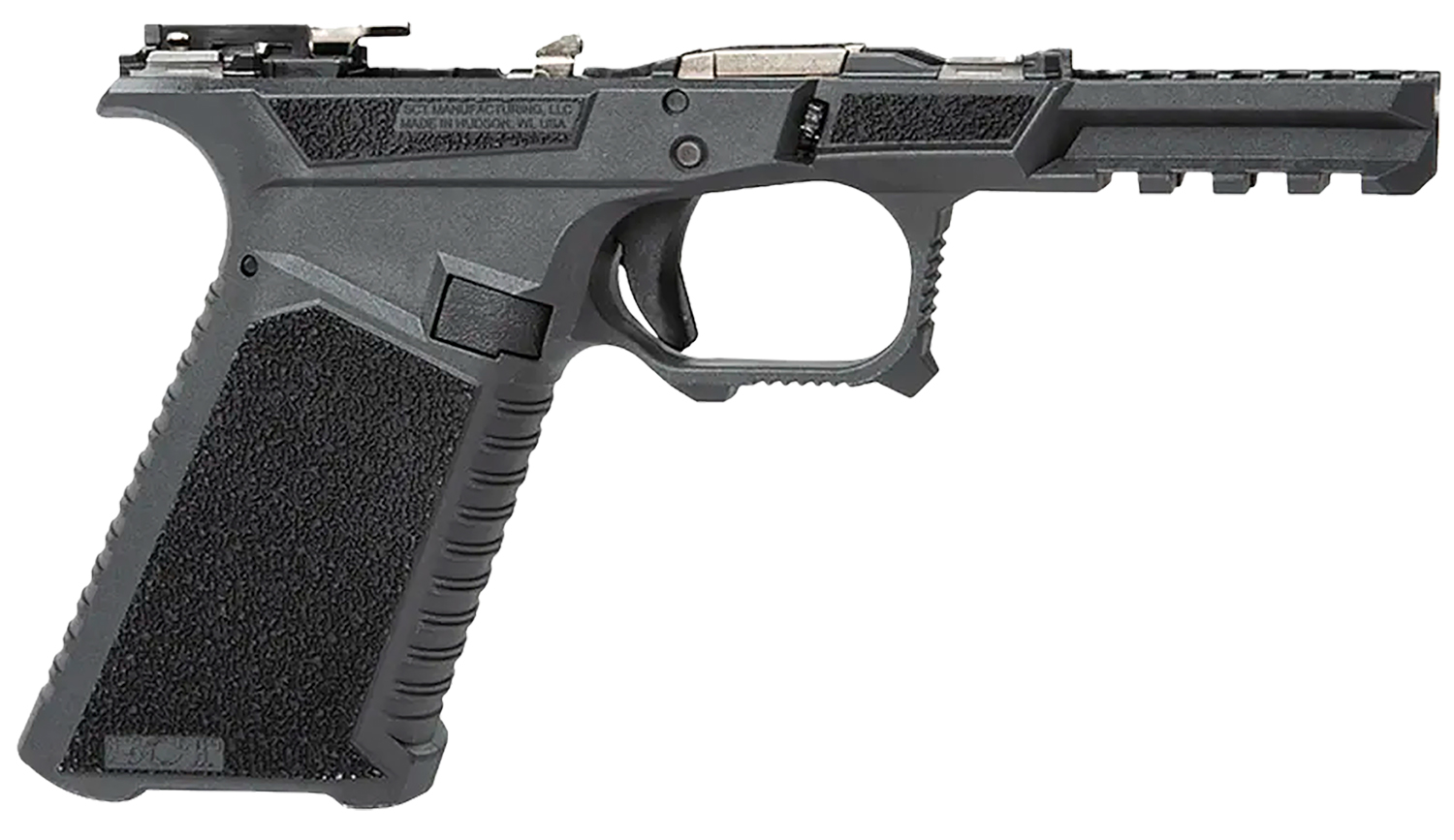 Sct Manufacturing 226010000 Full Size  Compatible w/ Gen 3 17/22/31 Black Polymer Frame Aggressive Texture Grip