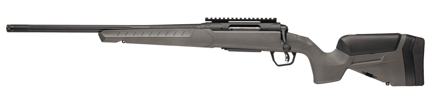 Savage Arms 32447 110 Trailblazer 300 Win Mag 3+1 22" Fluted Barrel, Flat Dark Gray Adj LOP Synthetic Stock, Left Hand