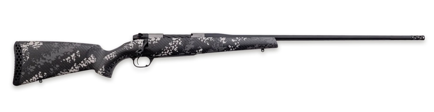 Weatherby MBT20N338WR6B Mark V Backcountry 2.0 Ti Full Size 338 WBY RPM 4+1 24" + 2" Graphite Black Cerakote Fluted Threaded Barrel, Titanium Drilled & Tapped Receiver, Fixed Peak 44 Blacktooth Carbon