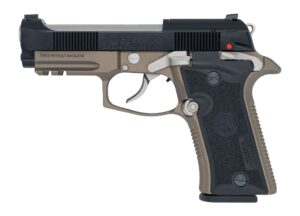 Langdon Tactical Tech 80X32ZCBBN Beretta Cheetah 80X 32 ACP 12+1 3.90" Inox Steel Barrel, Black Bruniton Carbon Steel Optic Ready/Serrated Slide, Bronze Cerakote Aluminum Frame w/Picatinny Rail, Textu