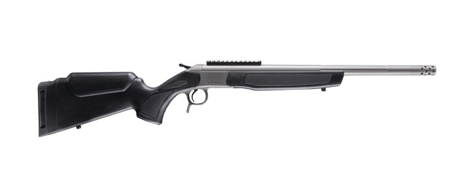 CVA CR4447S Scout Takedown 338 ARC Stainless Threaded Barrel & Receiver w/DuraSight Rail, Black Synthetic Stock