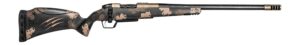 Fierce Firearms ROGSCMX22CM18BRS Carbon Mini Rogue XP 22 Creedmoor 3+1 18" Carbon Fiber Match Grade Barrel, Smoked Bronze Cerakote Steel Drilled & Tapped Receiver, Sonora Ambush Camo Adj Comb & BiPod