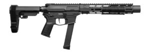 CMMG 99A6832-AB Zeroed Banshee MkGs 9mm Luger 33+1 6.50" Black Nitride Threaded Barrel, Black Armor Cerakote Aluminum Receiver w/Picatinny Rail, M-LOK Handguard, Black Polymer CMMG RipBrace, CMMG Zero