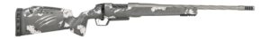 Fierce Firearms RIVSSX25CM22GP Twisted Rival XP 2.0 25 Creedmoor 3+1 22" Glacier Cerakote Spiral Fluted Threaded Barrel, Stainless Steel Drilled & Tapped Receiver, Arca Rail Forend, Phantom Camo Push
