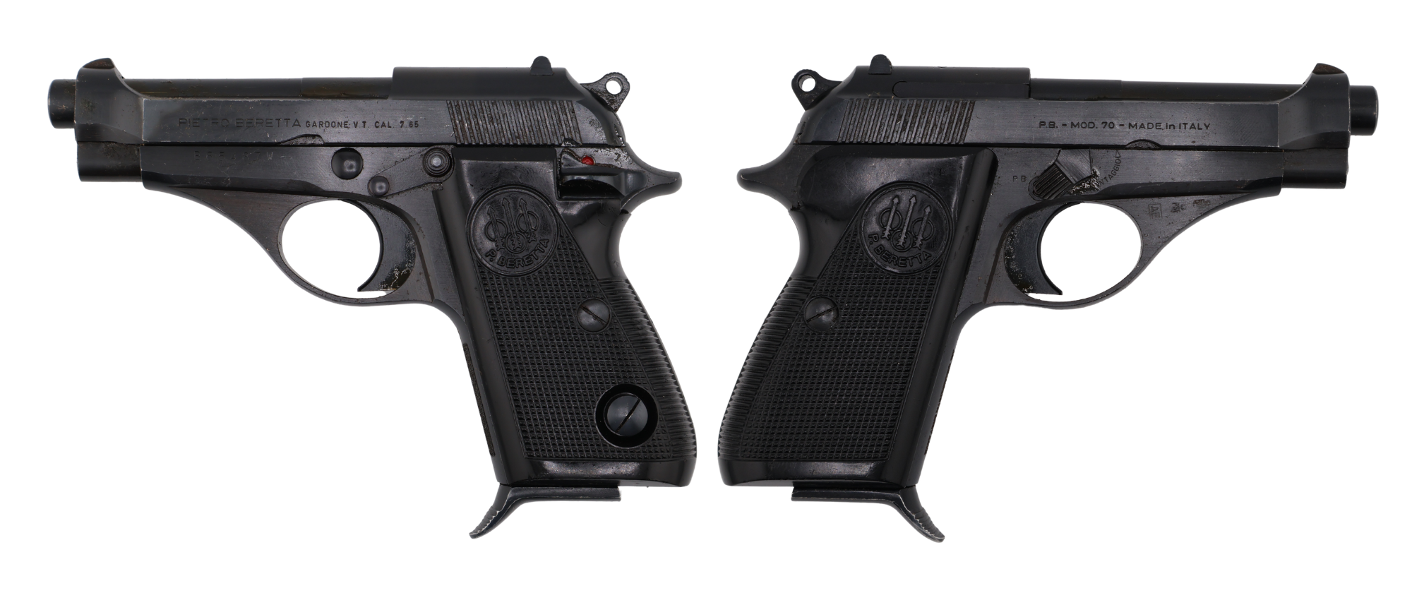 BERETTA M70 SURPLUS 32ACP PISTOL BLUED, SIDE THUMB SAFETY, A GRADE C&R